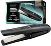 REVAMP Liberate Cordless Compact Ceramic Hair Straightener - Cordless Hair Straighteners, Rechargeable Battery Travel Straightener, Portable Straighteners for Straight, Curl & Wavy Styles - Black