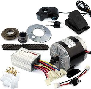 L-faster 24V36V 350W Motor Kit Electric Go-Kart Engine System with Gas Pedal Electric Child Bike Conversion Kit DIY Electric 4-Wheels Cart (36V Pedal Kit)