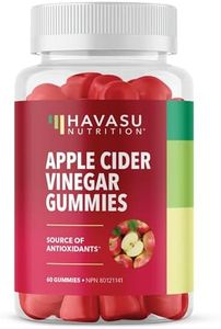 Apple Cider Vinegar Gummy with The Mother | Tasty Apple Flavor | Appetite Control, Metabolism, Detox, & Energy Support | USDA Certified Organic, Vegan, Non-GMO, No Artificial or Vinegar Flavors | 60ct