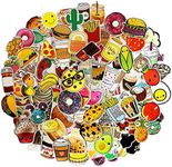 100 PCS Food Stickers,Fruit Decal Stickers,Food Stickers for Kids,Vinyl Waterproof Stickers for Laptop,Water Bottles,Computer,Phone,Hard hat,Stickers and Decals