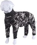 Xqpetlihai Dog Onesie Surgery Recovery Suit for Medium Large Dogs Recovery Shirt for Abdominal Wounds or Skin Diseases Dogs Pajamas for Shedding Allergy Anti Licking(XS,C)