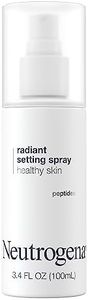 Neutrogena Healthy Skin Radiant Makeup Setting Spray, Long-Lasting, Formulated with Antioxidants & Peptides Weightless Face Setting Mist for Healthy Looking, Glowing Skin, 3.4 fl. oz