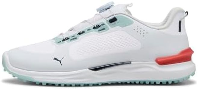 PUMA Men's Ignite Elevate X Golf Shoe Sneaker, Puma White Modern Mi, 8 UK
