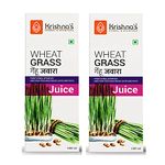 Krishna's Wheatgrass Juice - 1000 ml | (Pack Of 2) | Finest Herbal Detoxifier | Builds a Strong Immune System