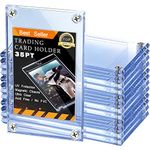 10 Pieces Trading Card Protector, Baseball Card Protector, 35 PT Acrylic Screw Card Holder Clear Display Card Protector for Baseball Football Sports Card Trading Cards Game Card Storage and Display