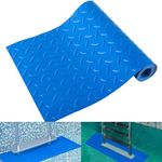 Swimming Pool Ladder Mat 9 x 36 Inch Large Pool Ladder Pad Protective Swimming Pool Step Pad with Non-Slip Texture for Above Ground Swimming Pool Steps Liner and Stairs