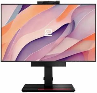 Lenovo ThinkCentre Tiny-In-One 22 Gen 4 - Monitor de 21.5" (Pantalla FullHD, 4 ms, Puertos USB + DP, Cable 3-en-1 Incluido, TÜV Eye Comfort) Color Negro