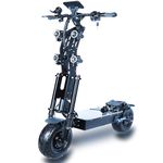 HWWH Adult Fast Electric Scooter Off-Road E-Scooter Pro 13in Dual Motor 3 Speed Mode Adjustable All Terrain Vacuum Tires Double Disc Brake 72V 40AH High Capacity Lithium Battery Max load 200kg