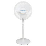 Hurricane 16" Supreme Oscillating Stand Fan with Remote – 3-Speed, Quiet, Powerful, Adjustable Height, Durable Design for Home, Office, and Greenhouse