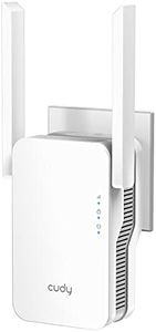 Cudy New AX1800 Mesh WiFi 6 Extender Internet Booster, WiFi 6 Range Extender Covers up to 2000 sq.ft and 30 Devices, Dual Band Repeater up to 1.8Gbps Speed, AP Mode, Gigabit Port, RE1800