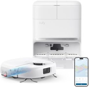 eufy C28 Robot Vacuum and Mop for Pet Hair, 15,000 Pa | Upgraded from X10 Pro, HydroJet Roller Mop, Auto Mop Washing&Drying, Self-Emptying&Refilling, for carpet 2026 New, White