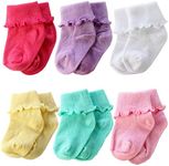 6 Pairs Infant Toddler Baby Colorful Cotton Warm Crew Socks from Sanwit (0-12 month)