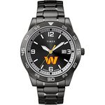 Timex Tribute Men's NFL Acclaim 42mm Watch - Washington Commanders with Black Stainless Steel Expansion Band, Washington Commanders, Modern