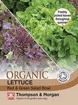 Thompson & Morgan - Lettuce Red & Green Salad Bowl (Organic) - 300 Seeds