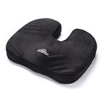 Black Mountain Products Orthopedic Comfort & Stadium Seat Cushion, Black