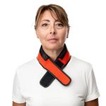 FlexiFreeze Cooling Collar - Neck Cooling Ice Wrap for People, Orange