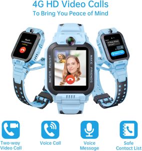 imoo Kids Smart Watch, Blue – Z7 GPS Tracker, Waterproof