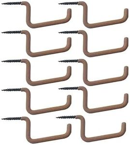 HME Dual Accessory Hooks 10 - Pk, Black (BGH-10), 1.00 x 1.00 x 1.00