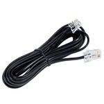 Cs Telephone Extension Cord 2 Pin, 1 Line Rj11 Male To Male Cable Line Or Landline, Phone, Modem Or Fax Machine (50 Meter), Multicolour