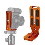 NEEWER L Shape Bracket Vertical QR Plate Universal DSLR Camera L Bracket with 1/4” Screw Arca Base Compatible with DJI Ronin Zhiyun Weebill Nikon Canon Sony Panasonic DSLR Camera