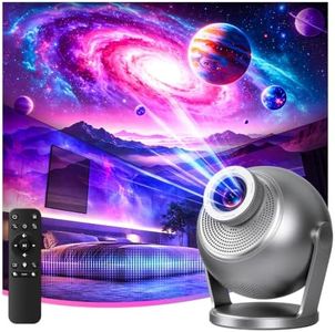 3D Projector with 60 HD 3D Dynamic Scenes,Galaxy Star Projector for Bedroom