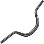 Boenoea Bike Riser Handlebar 25.4/31.8mm Length 620mm Aluminum Alloy Riser Bar(50mm 90mm 120mm), Black