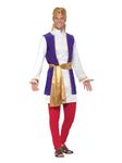 Smiffys Arabian Prince Costume, Multi-colour, L - Size 42inches-44inches