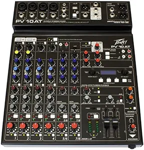 Peavey PV 10 AT 10 Channel Compact Mixer with Bluetooth and Antares Auto-Tune