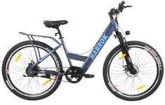 HABROK Steel 27.5 Ladies Single Speed Electric Cycle with Dual disc Brake/Front Suspension