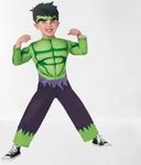 PREMOURE Hosiery Fabric Superhero Costume For Kids Halloween Dress Fancydress Birthday Gift | Cosplay Bodysuit For Boys And Girls (2-3 Years), A, Multicolor