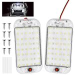 URAQT Car Led Interior Lights, 2 Pack Touch Car Ceiling Lights, 10W 48 LED Vehicle Lighting Lamp with on/off Switch, Portable Universal Car Roof Bright Interior Light for Cars, Rvs, and Trucks