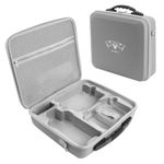ZORBES® Air 3/3S Portable Carry Bag,Protective Bag,Travel Storage PU Hard Case with Shoulder Strap Accessories for DJI Air 3/3S Drone Accessories