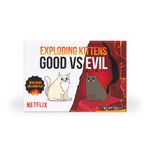 Exploding Kittens Good vs. Evil - 55 Cards Inspired by The Netflix Series - Elevate Exploding Kittens with New Characters - Family Games for Kids and Adults - Funny Card Games for Hours of Gameplay