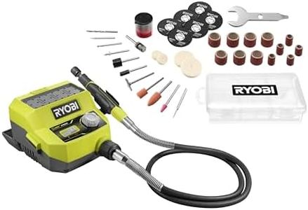 Ryobi RRTS18-0A35 18V ONE+ Cordless Rotary Tool Station with 35 Accessories (Battery & Charger Excluded)