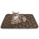 ULIGOTA Self Heating Cat Mat Thermal Pet Bed Mat Self-Warming Pet Crate Pad 16"x20"