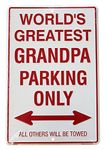 Worlds Greatest Grandpa Parking Signs