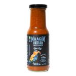 NAAGIN Indian Hot Sauce - The 65 (230g) | Mildly Spicy Cooking Sauce | Authentic Flavour | Made with Fresh Vegetables and Premium Red Byadgi Chillies | 100% Vegan | No Artificial Colours/Flavours | Perfect as a Condiment, Cooking Sauce or Marinade | Proudly Made In India