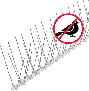 riijk Dissuasore Uccelli 3 Metri - Pre-Assemblato - Sistema Anti Uccelli in Acciaio Inossidabile - Anti Piccioni - Repellente per Uccelli da Esterno