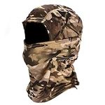 ACOWAY Camo Balaclava Ski Mask - UV Protection Balaclava Face Mask Men - Summer Camo Baclava - Motorcycle Airsoft, Tactical Balaclava - Windproof and UV Protection Ski Mask for Men, Camouflage, One