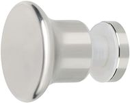 Alise Shower Glass Door Handle,Sliding Shower Doors Knob,One Sided Pull Hardware Replacement Parts for Bathroom Glass Doors,Solid SUS304 Stainless Steel Handles,Brushed Nickel XLS400DB-LS