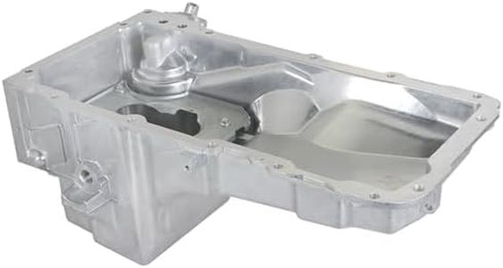 WFLNHB Aluminum Oil Pan Replacement for Cadillac Chevy GMC Pickup Truck 4.8L 5.3L 6.0L