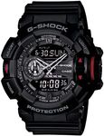 CASIO Men's G-Shock Analog-Digital Quartz Watch, Black Dial, Black Band