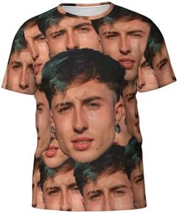 MEDUOLA T-Shirt Personnalisé Manches Courtes Col Rond Top Anniversaire Unisexe T-Shirt Saint Valentin Cadeau Personnalisé pour Un être Cher Amis Famille (Design C)