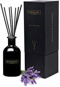 Benevolence LA Reed Diffuser Set, Lavender & Eucalyptus Fragrance Diffuser, Aromatherapy Diffuser, Scented Oil Reed Diffuser Sticks, Scented Sticks Diffuser, Reed Diffusers for Home