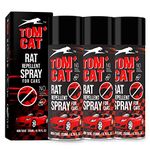 Shadow Securitronics Tom Cat Rat Repellent Spray for Car Highly Effective Last 1 Year Leak Free Repellent Easy to Spray Pack of 3| Formulated in Germany/France/USA/Australia/Canada