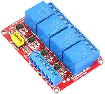 WWZMDiB 5V 12V 24V Relay Module 1/2/4/6/8/16 Channel Various Model Options (1, 4 Channel, 12V)