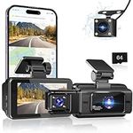 3 Channel Dash Cam Front and Rear,4