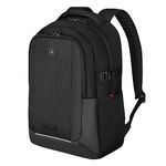 WENGER, New Essentials 2023, XE RYDE 16 inches Laptop Backpack (26 liters), 47 cm, Recycled Polyester PVC, Black, 612736, Travel Bag with Tablet Pocket | Swiss Designed