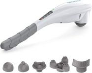 RENPHO Rechargeable Hand Held Massager, Cordless Electric Back Massager for Neck, Shoulder, Foot, Leg, Calf, Gifts for Women Men