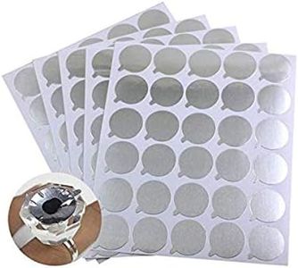 Disposable Eyelash Extension Adhesive Aluminum Foil Glue Pallet Sticker Pads 2.1 cm (300 Pieces,10 Sheets)